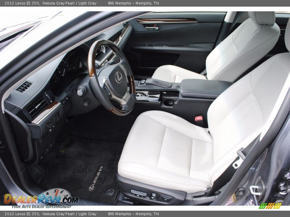 2013 Lexus ES 350 Nebula Gray Pearl / Light Gray Photo #10