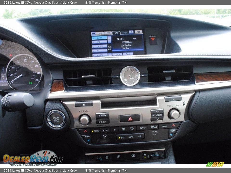 2013 Lexus ES 350 Nebula Gray Pearl / Light Gray Photo #16