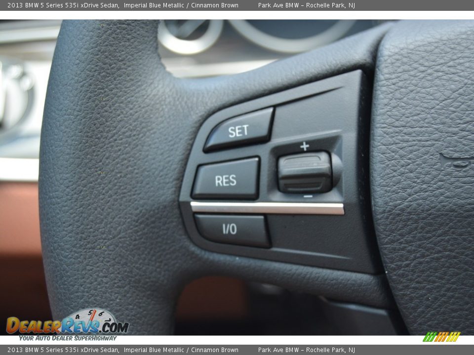 2013 BMW 5 Series 535i xDrive Sedan Imperial Blue Metallic / Cinnamon Brown Photo #18