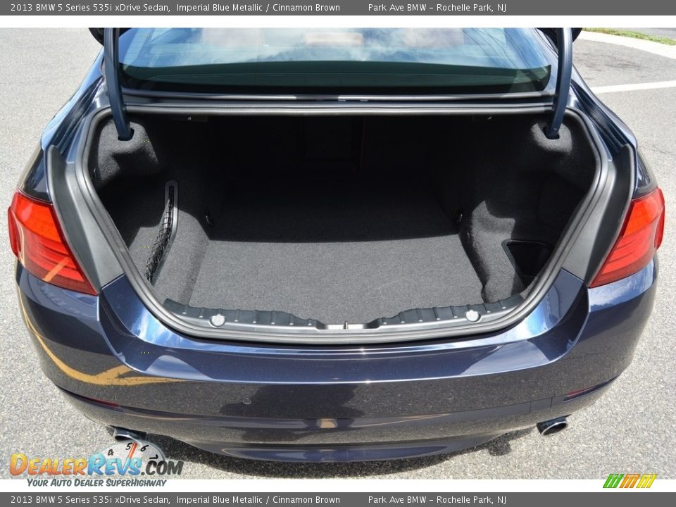 2013 BMW 5 Series 535i xDrive Sedan Imperial Blue Metallic / Cinnamon Brown Photo #21