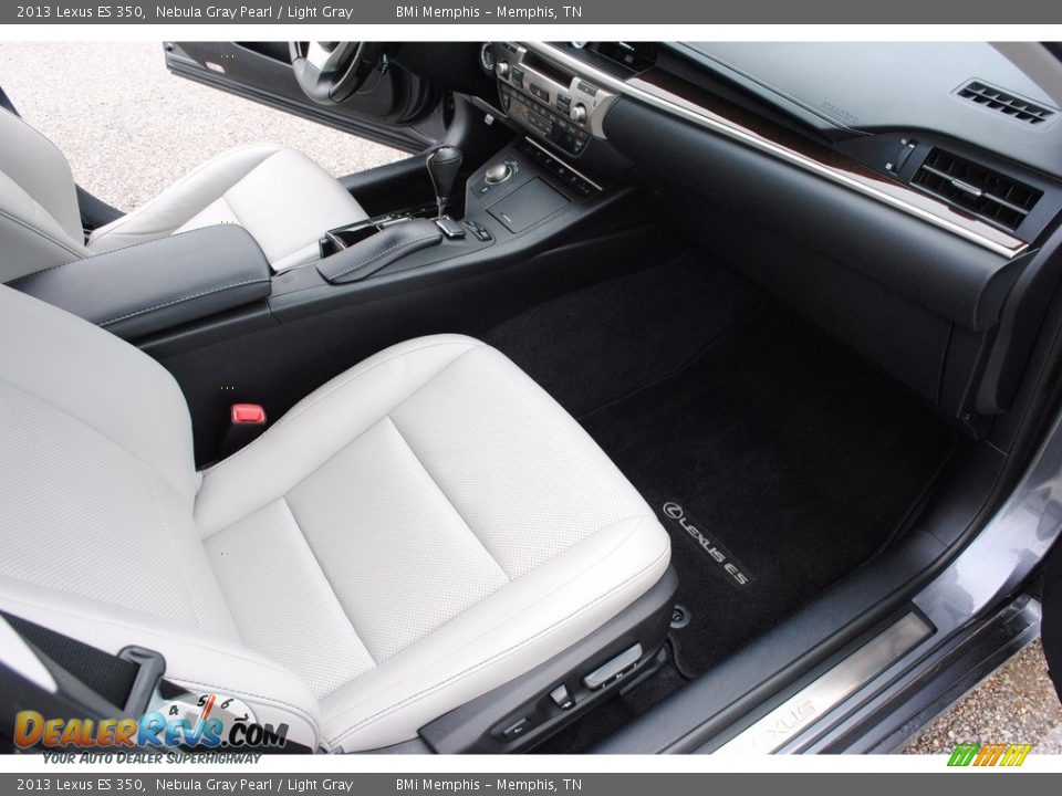 2013 Lexus ES 350 Nebula Gray Pearl / Light Gray Photo #31