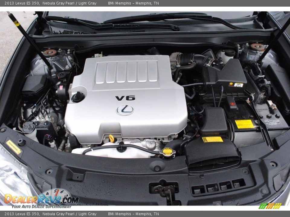 2013 Lexus ES 350 Nebula Gray Pearl / Light Gray Photo #33