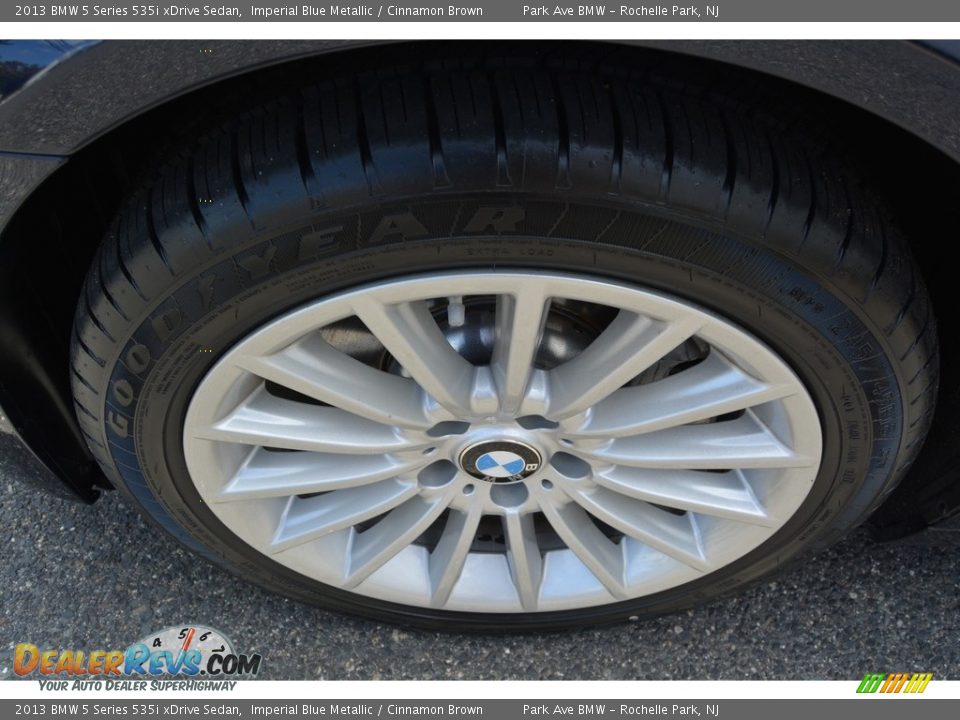 2013 BMW 5 Series 535i xDrive Sedan Imperial Blue Metallic / Cinnamon Brown Photo #32