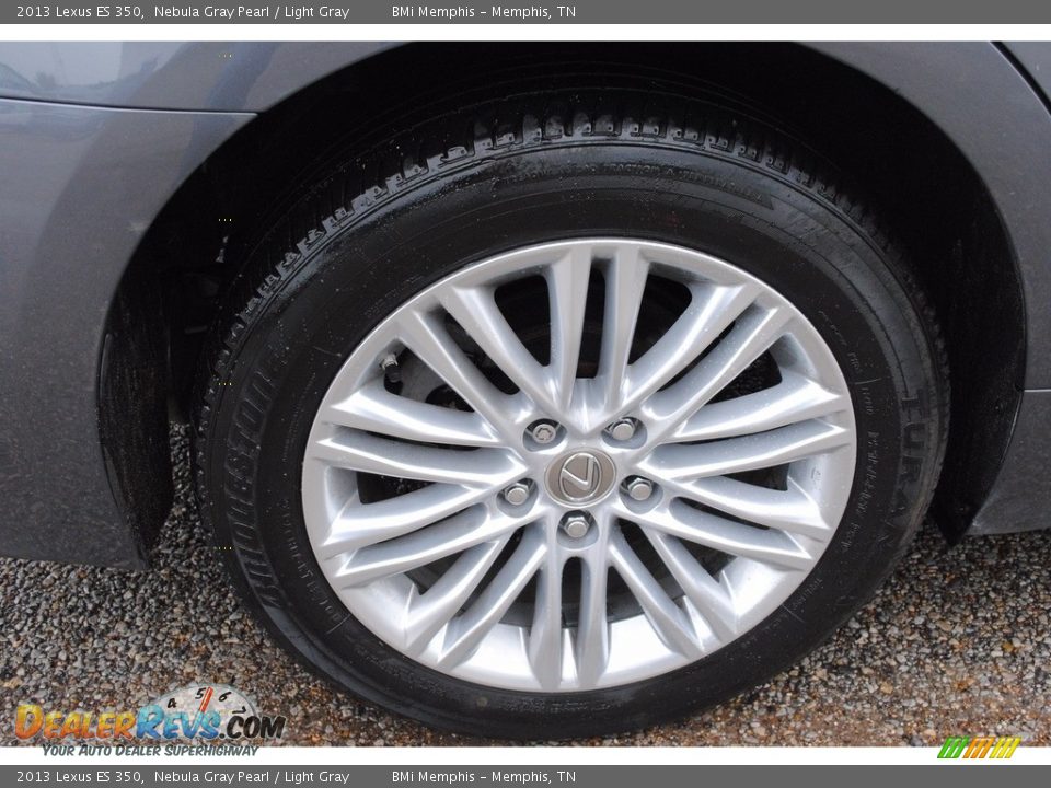 2013 Lexus ES 350 Nebula Gray Pearl / Light Gray Photo #35