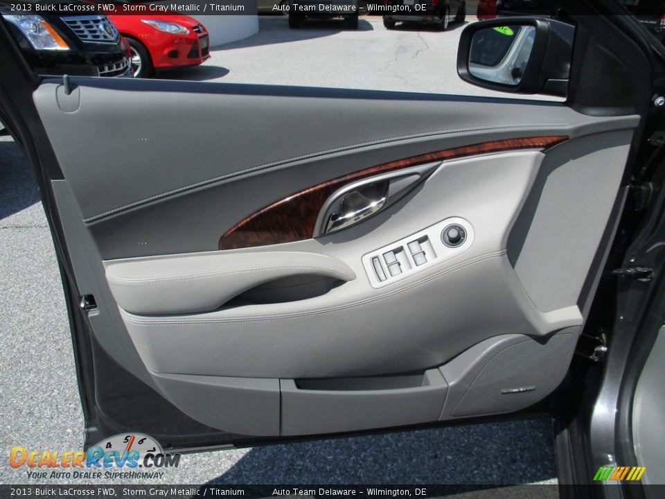 2013 Buick LaCrosse FWD Storm Gray Metallic / Titanium Photo #27