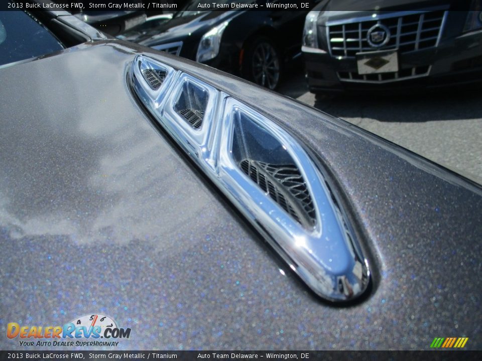 2013 Buick LaCrosse FWD Storm Gray Metallic / Titanium Photo #35