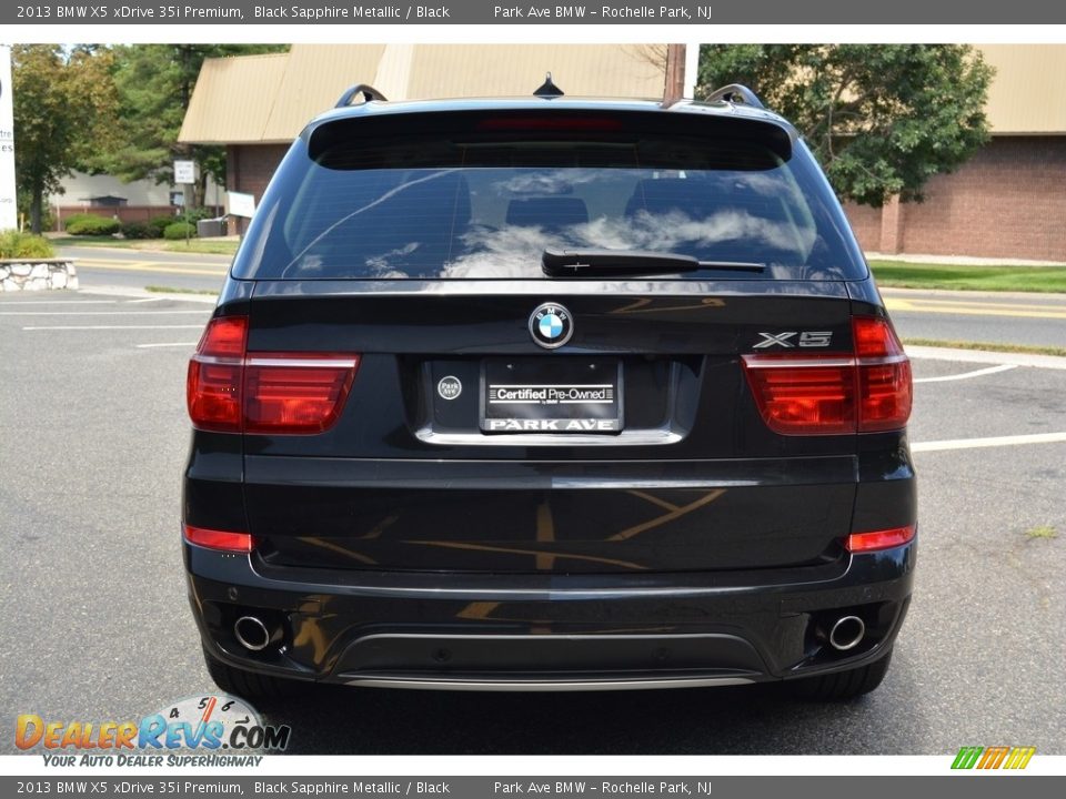 2013 BMW X5 xDrive 35i Premium Black Sapphire Metallic / Black Photo #4