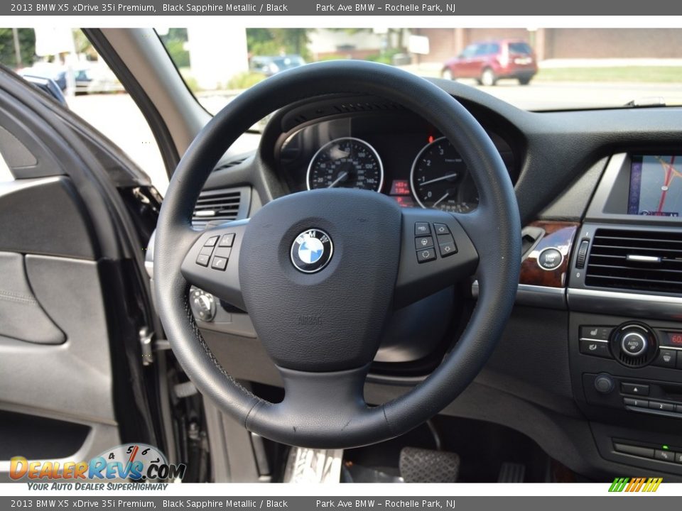 2013 BMW X5 xDrive 35i Premium Black Sapphire Metallic / Black Photo #18