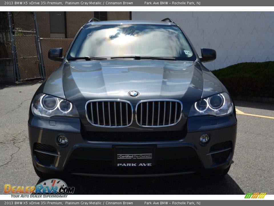2013 BMW X5 xDrive 35i Premium Platinum Gray Metallic / Cinnamon Brown Photo #7