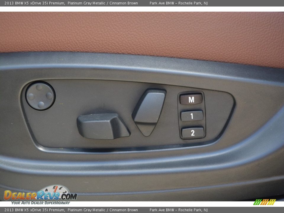 2013 BMW X5 xDrive 35i Premium Platinum Gray Metallic / Cinnamon Brown Photo #12