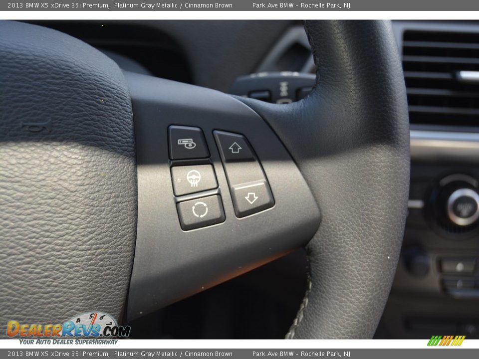 2013 BMW X5 xDrive 35i Premium Platinum Gray Metallic / Cinnamon Brown Photo #19
