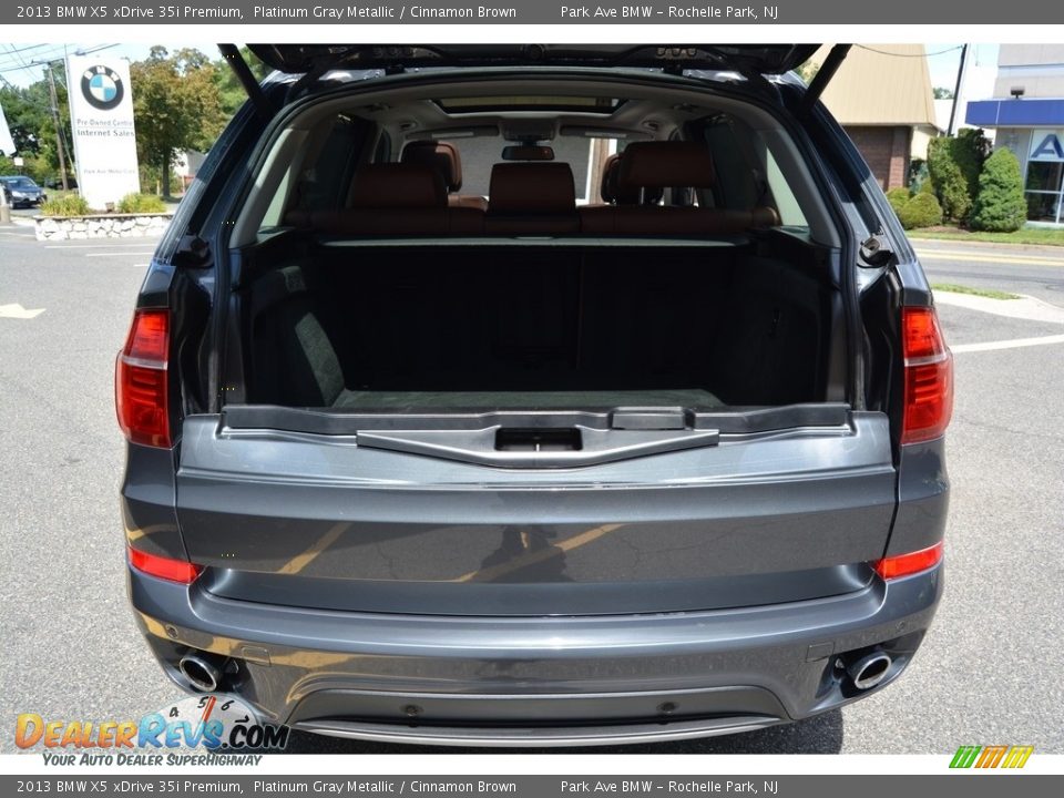 2013 BMW X5 xDrive 35i Premium Platinum Gray Metallic / Cinnamon Brown Photo #20