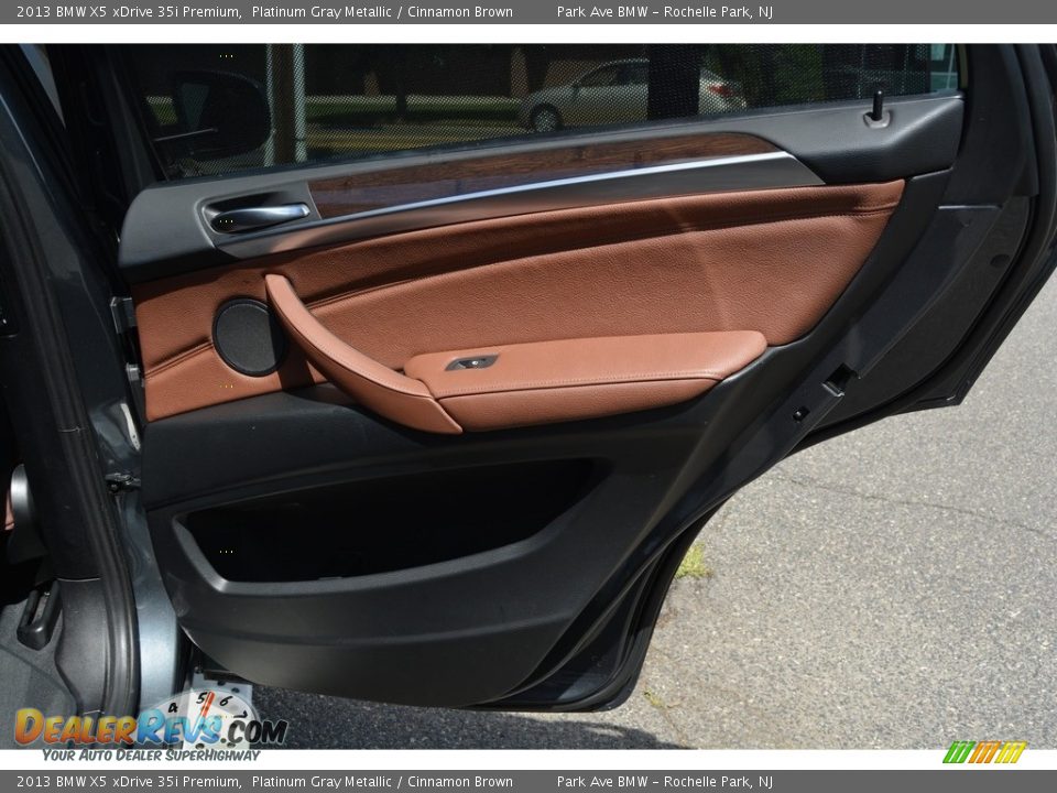 2013 BMW X5 xDrive 35i Premium Platinum Gray Metallic / Cinnamon Brown Photo #23