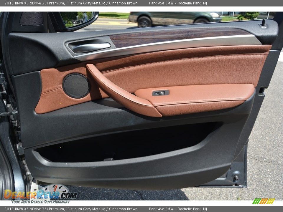 2013 BMW X5 xDrive 35i Premium Platinum Gray Metallic / Cinnamon Brown Photo #25