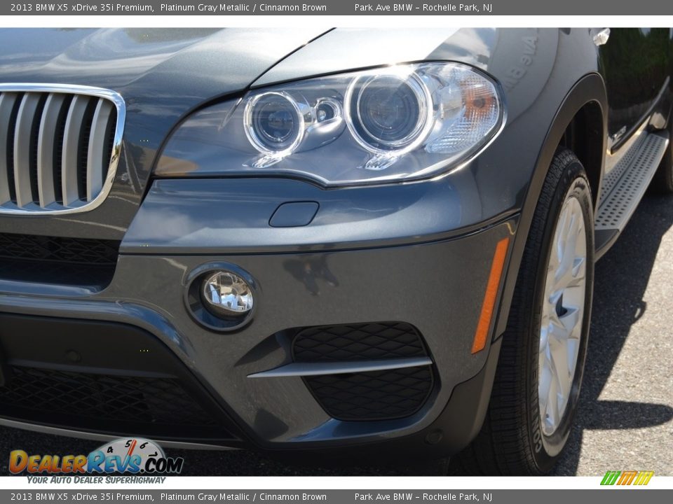 2013 BMW X5 xDrive 35i Premium Platinum Gray Metallic / Cinnamon Brown Photo #30