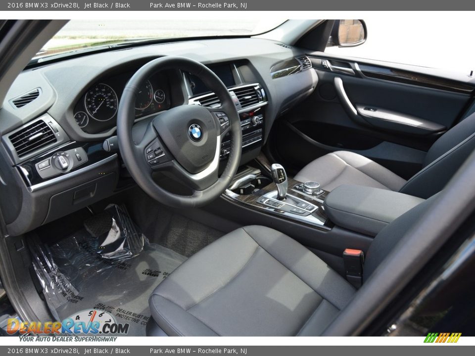 2016 BMW X3 xDrive28i Jet Black / Black Photo #10