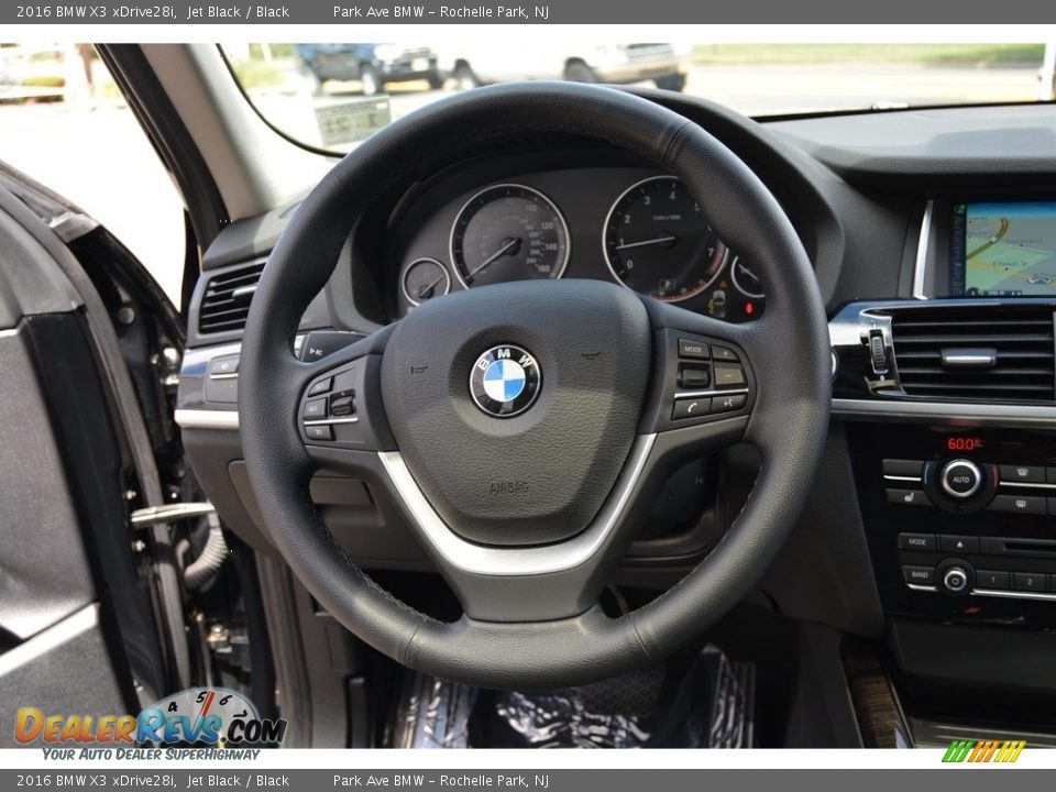 2016 BMW X3 xDrive28i Jet Black / Black Photo #18