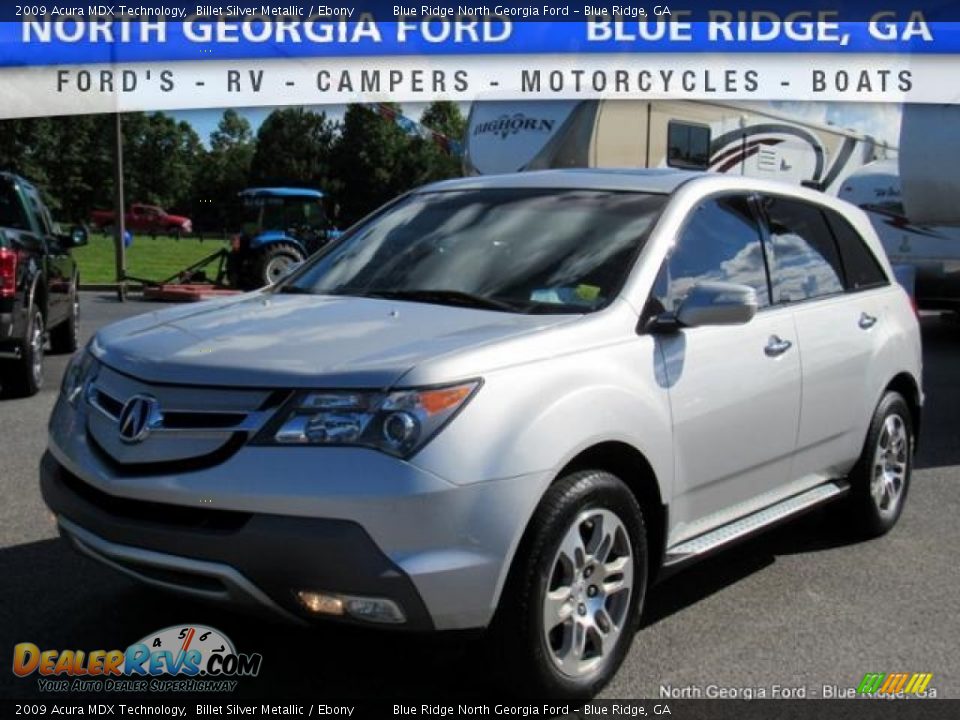 2009 Acura MDX Technology Billet Silver Metallic / Ebony Photo #1