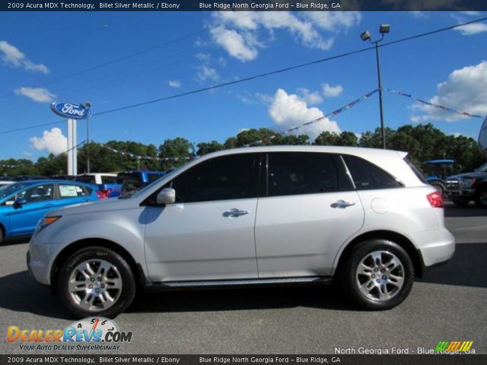 2009 Acura MDX Technology Billet Silver Metallic / Ebony Photo #2