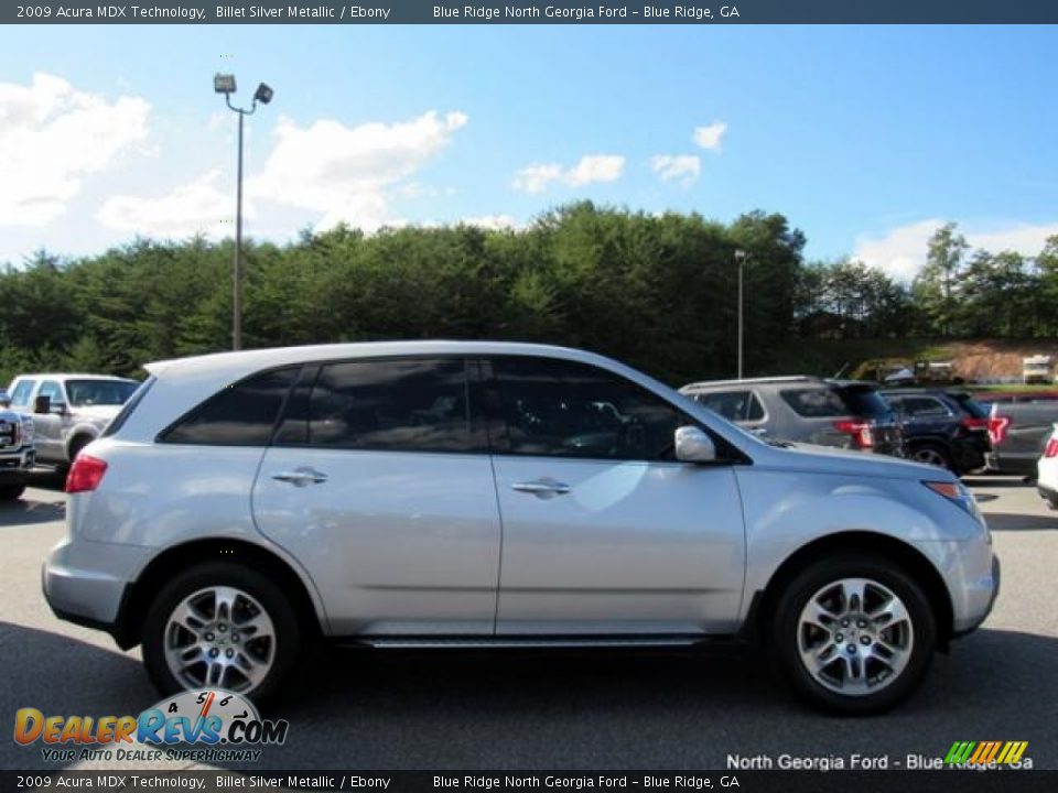 2009 Acura MDX Technology Billet Silver Metallic / Ebony Photo #6