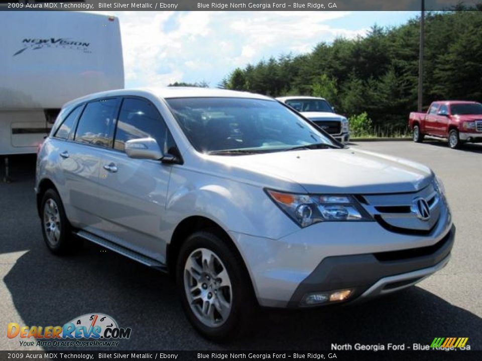 2009 Acura MDX Technology Billet Silver Metallic / Ebony Photo #7