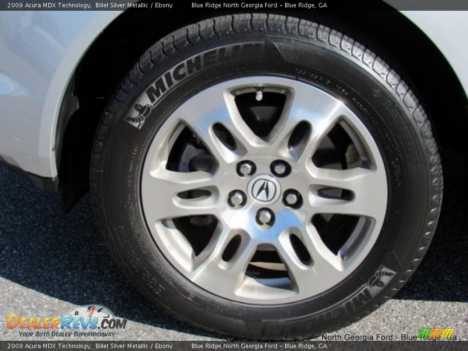 2009 Acura MDX Technology Billet Silver Metallic / Ebony Photo #9
