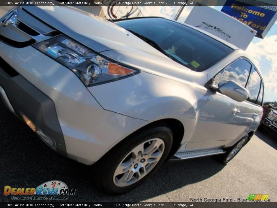 2009 Acura MDX Technology Billet Silver Metallic / Ebony Photo #35
