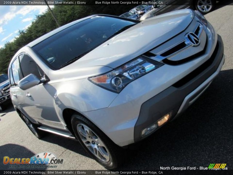 2009 Acura MDX Technology Billet Silver Metallic / Ebony Photo #36