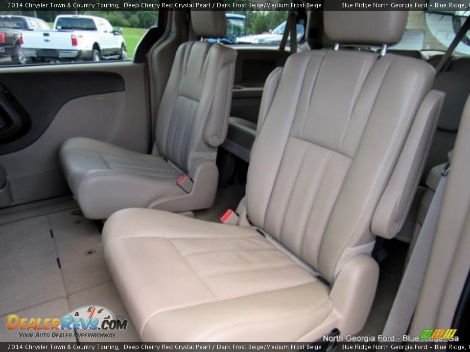 2014 Chrysler Town & Country Touring Deep Cherry Red Crystal Pearl / Dark Frost Beige/Medium Frost Beige Photo #13