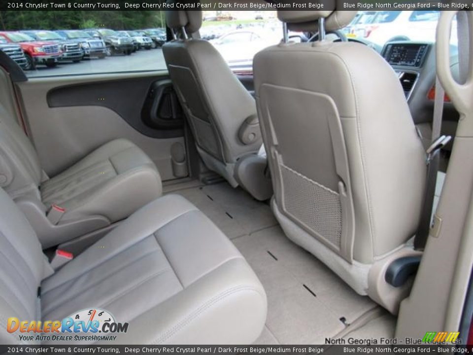 2014 Chrysler Town & Country Touring Deep Cherry Red Crystal Pearl / Dark Frost Beige/Medium Frost Beige Photo #14