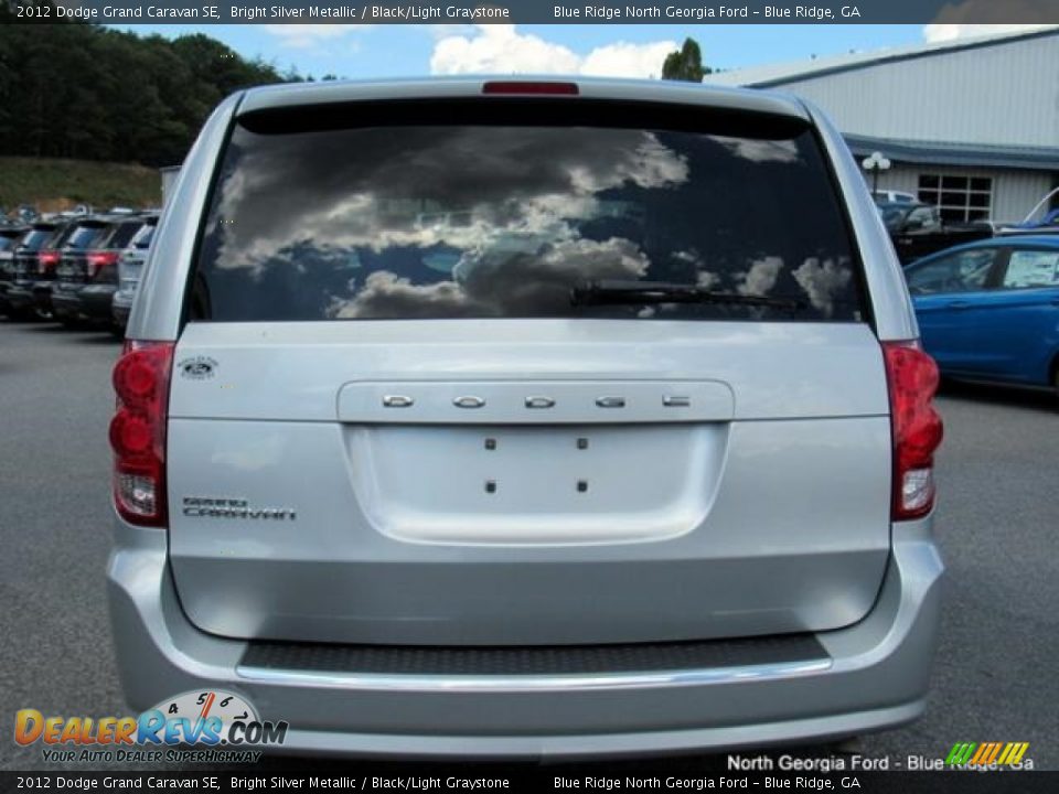 2012 Dodge Grand Caravan SE Bright Silver Metallic / Black/Light Graystone Photo #4