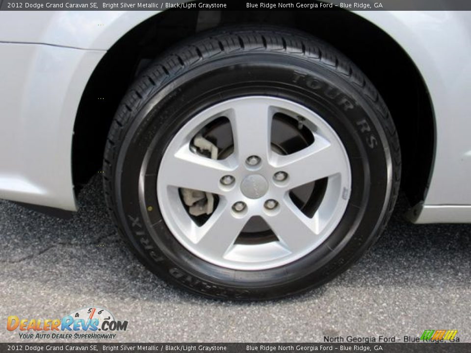 2012 Dodge Grand Caravan SE Bright Silver Metallic / Black/Light Graystone Photo #9