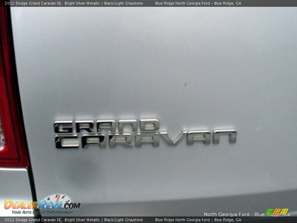2012 Dodge Grand Caravan SE Bright Silver Metallic / Black/Light Graystone Photo #36
