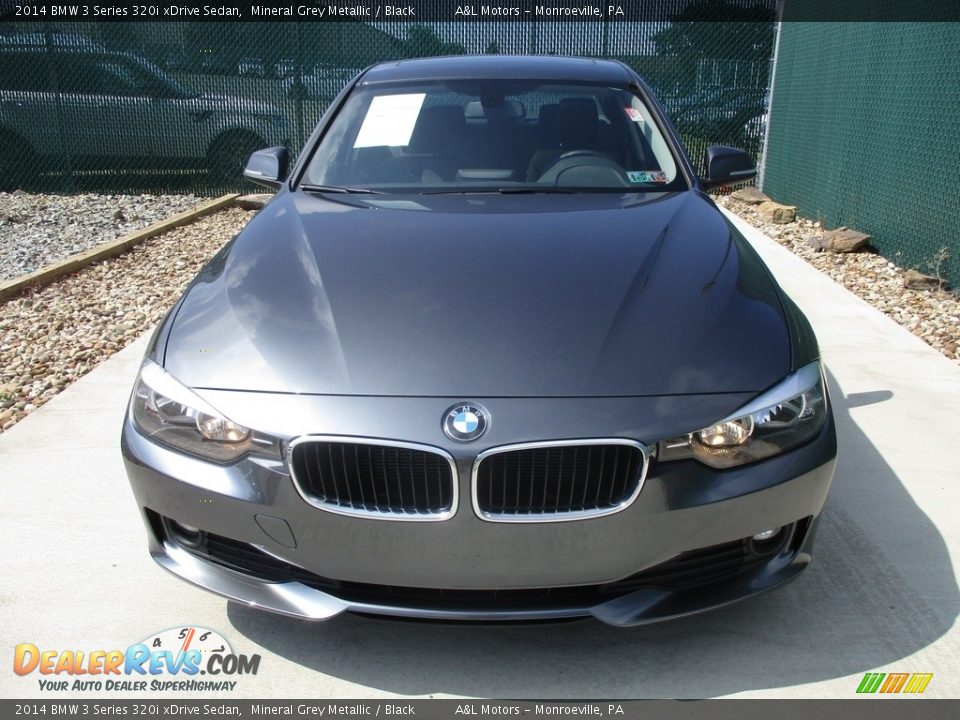 2014 BMW 3 Series 320i xDrive Sedan Mineral Grey Metallic / Black Photo #6