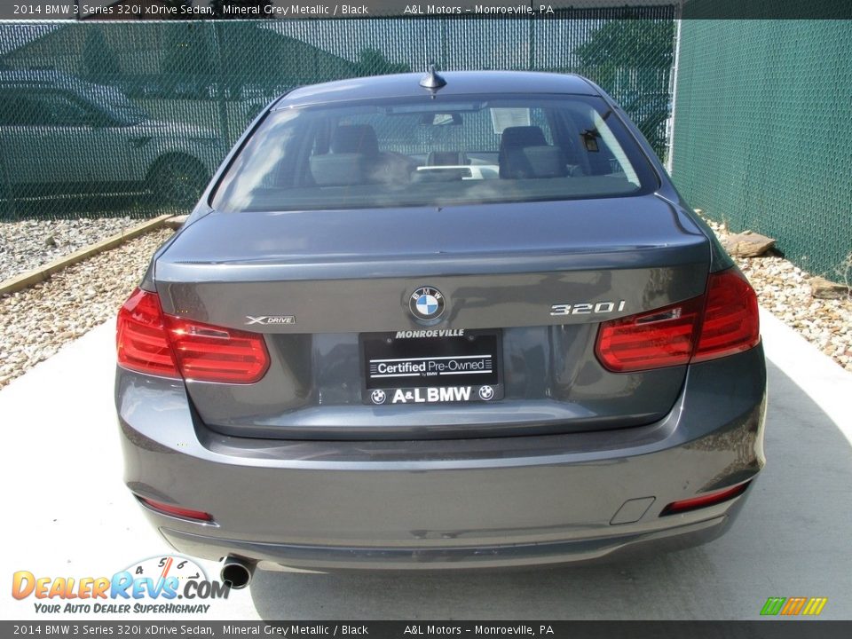 2014 BMW 3 Series 320i xDrive Sedan Mineral Grey Metallic / Black Photo #9