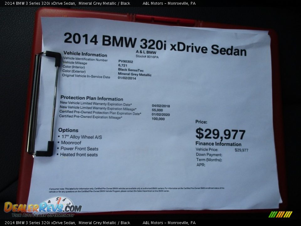 2014 BMW 3 Series 320i xDrive Sedan Mineral Grey Metallic / Black Photo #12