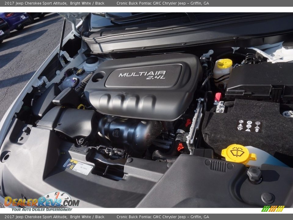 2017 Jeep Cherokee Sport Altitude Bright White / Black Photo #12