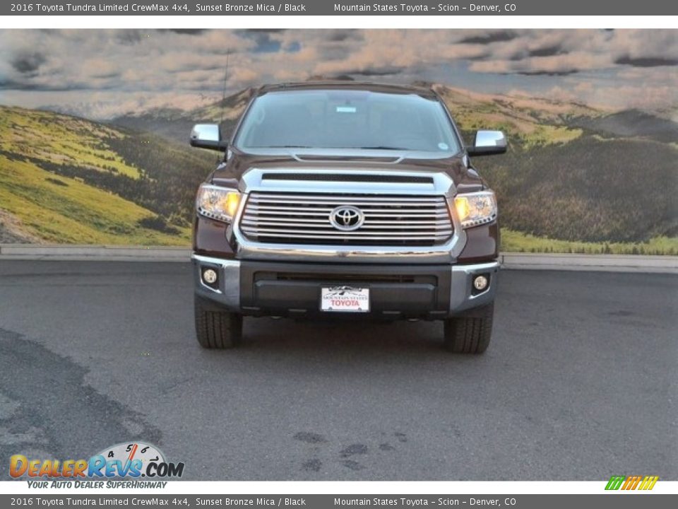 2016 Toyota Tundra Limited CrewMax 4x4 Sunset Bronze Mica / Black Photo #2
