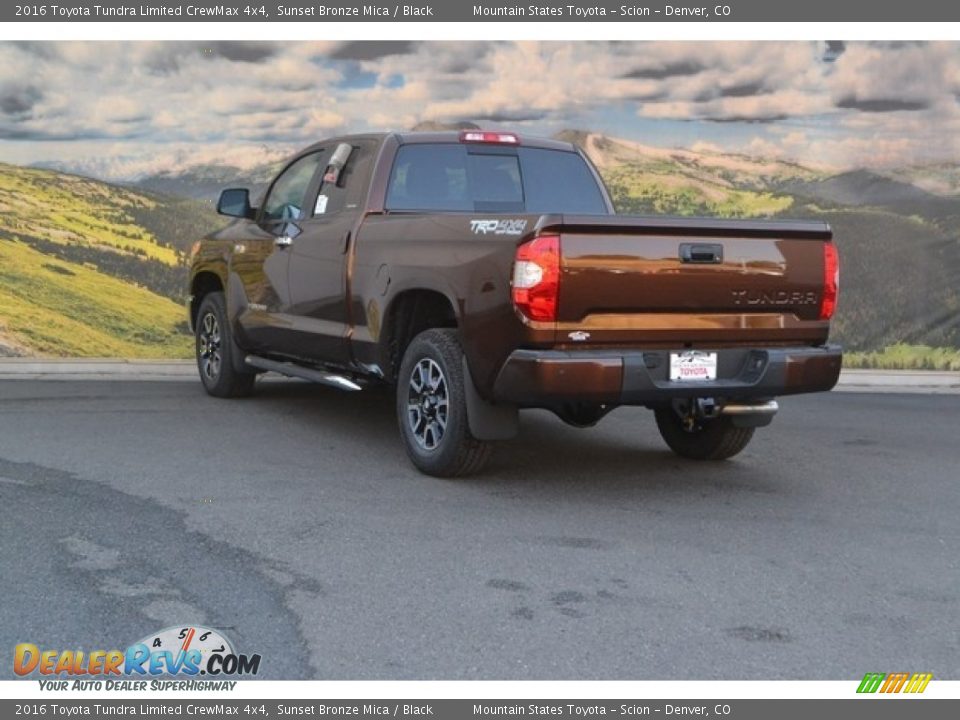 2016 Toyota Tundra Limited CrewMax 4x4 Sunset Bronze Mica / Black Photo #3