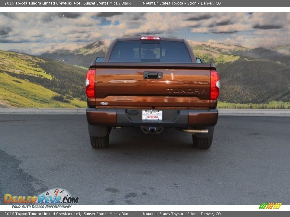 2016 Toyota Tundra Limited CrewMax 4x4 Sunset Bronze Mica / Black Photo #4