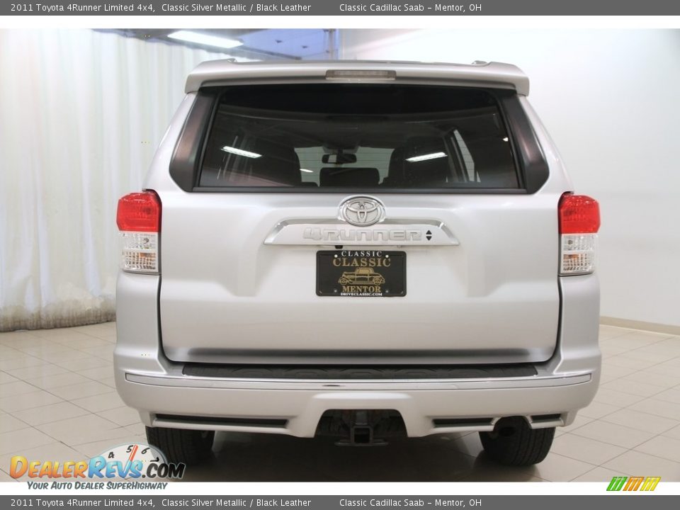 2011 Toyota 4Runner Limited 4x4 Classic Silver Metallic / Black Leather Photo #20