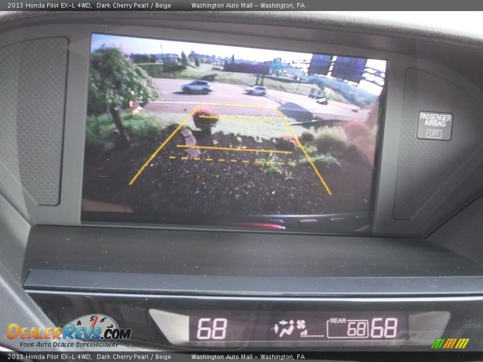 2013 Honda Pilot EX-L 4WD Dark Cherry Pearl / Beige Photo #18