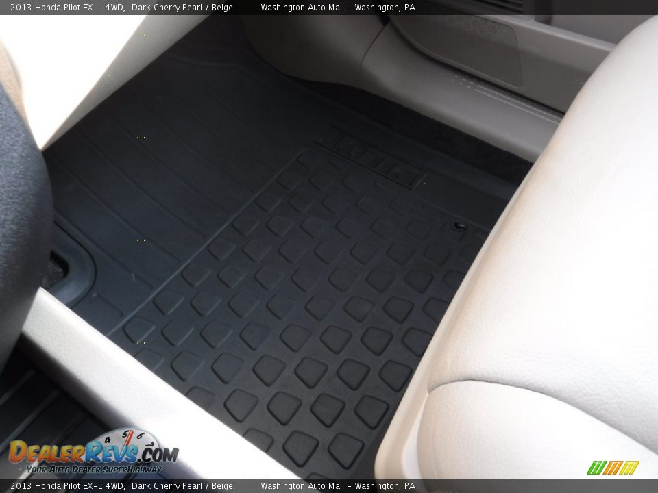 2013 Honda Pilot EX-L 4WD Dark Cherry Pearl / Beige Photo #20