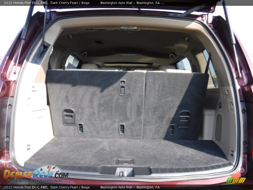 2013 Honda Pilot EX-L 4WD Dark Cherry Pearl / Beige Photo #25