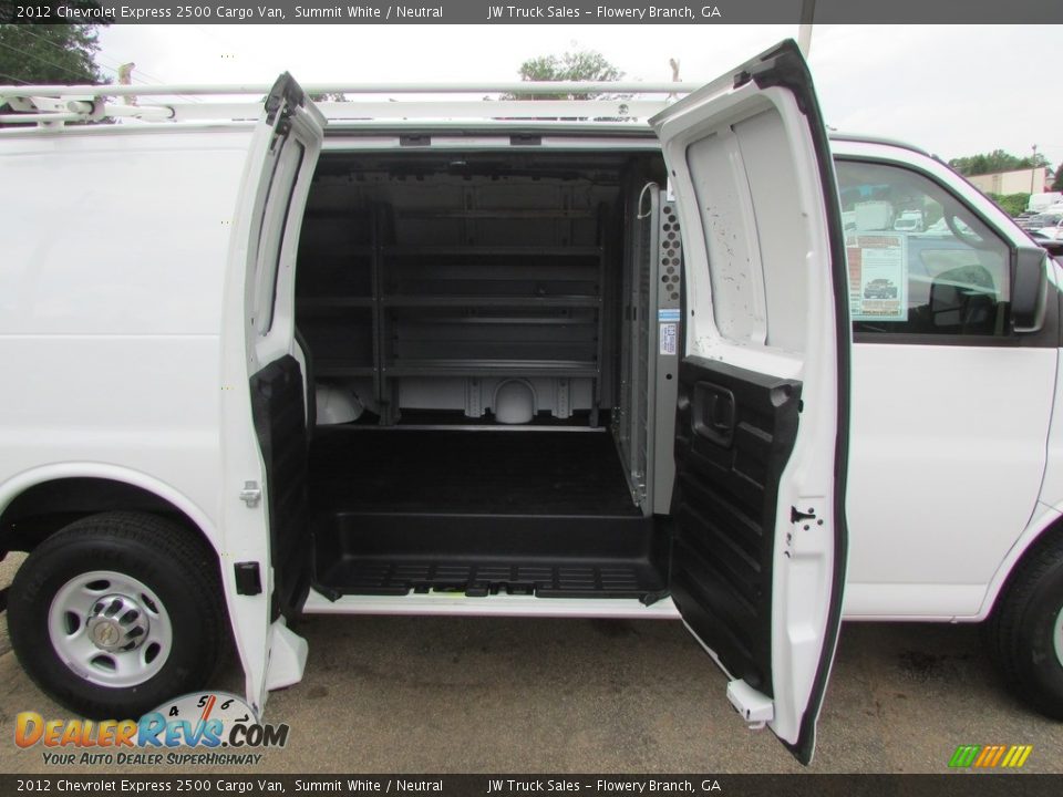 2012 Chevrolet Express 2500 Cargo Van Summit White / Neutral Photo #29