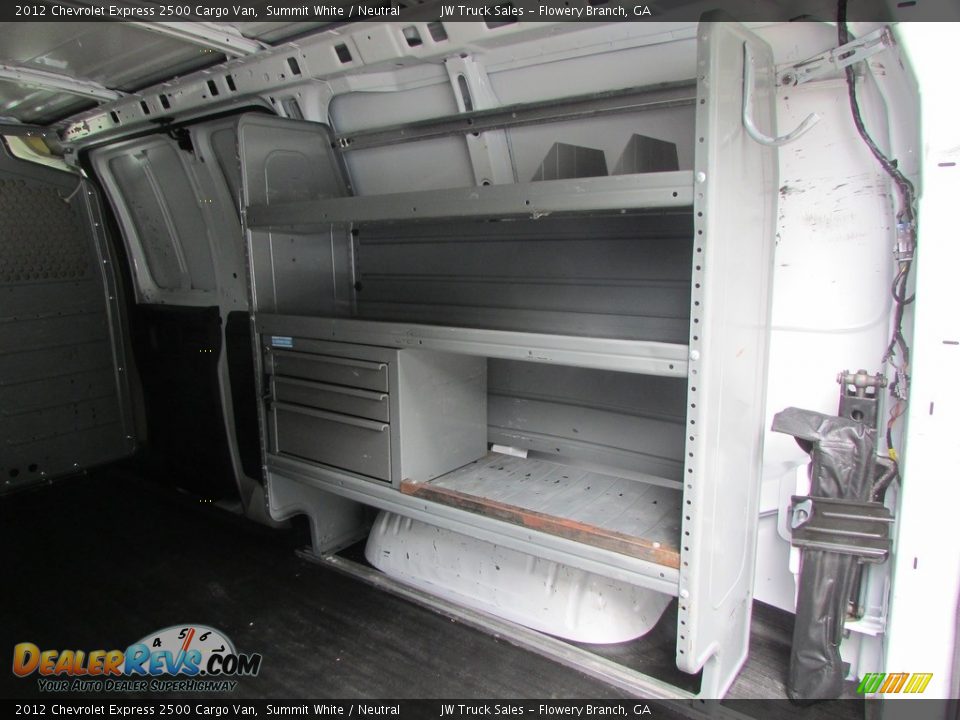 2012 Chevrolet Express 2500 Cargo Van Summit White / Neutral Photo #34
