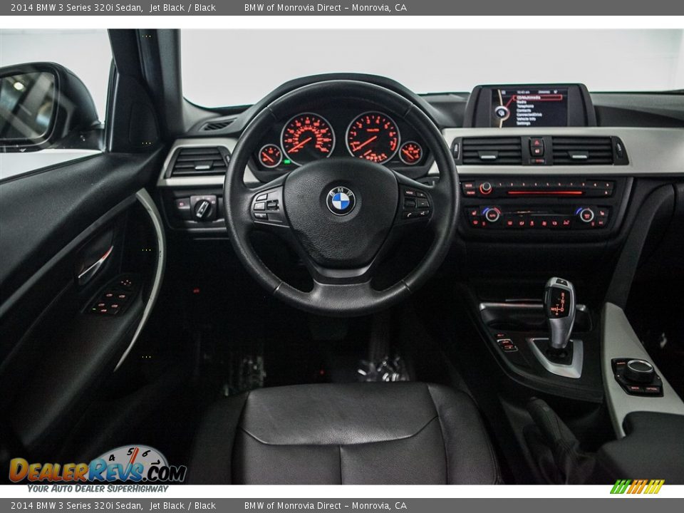 2014 BMW 3 Series 320i Sedan Jet Black / Black Photo #4