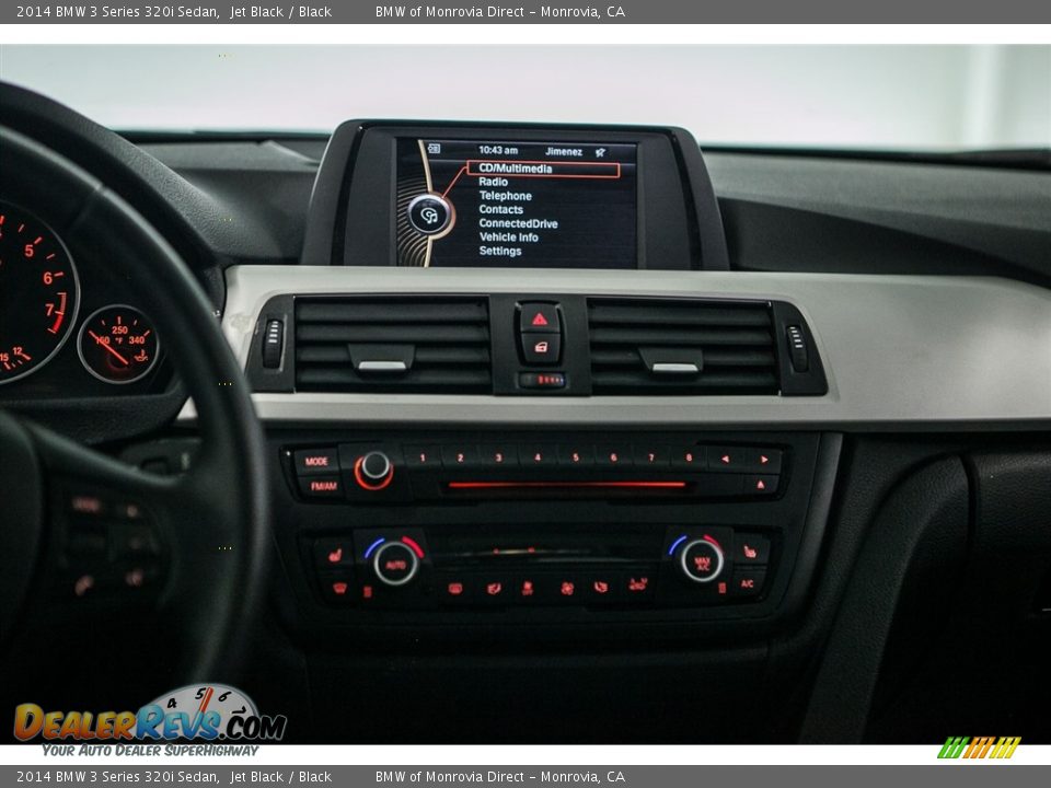 2014 BMW 3 Series 320i Sedan Jet Black / Black Photo #5
