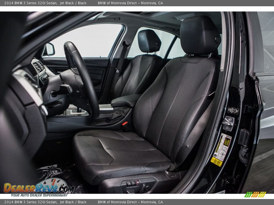 2014 BMW 3 Series 320i Sedan Jet Black / Black Photo #6