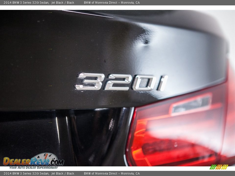 2014 BMW 3 Series 320i Sedan Jet Black / Black Photo #7